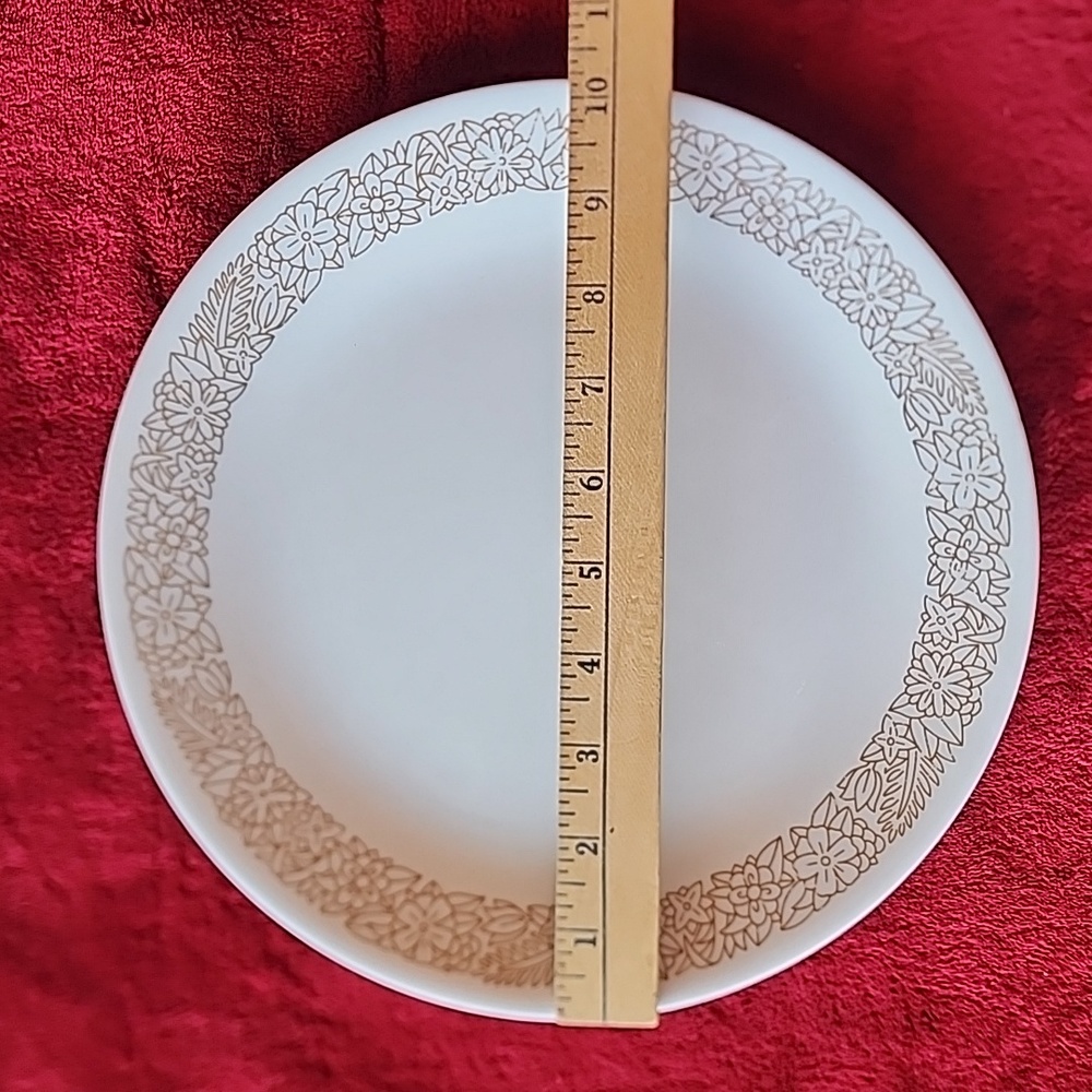 Set of 2 Corelle by Corning, Woodland Brown. Dinner and Salad Plates. - Picture 7 of 8
